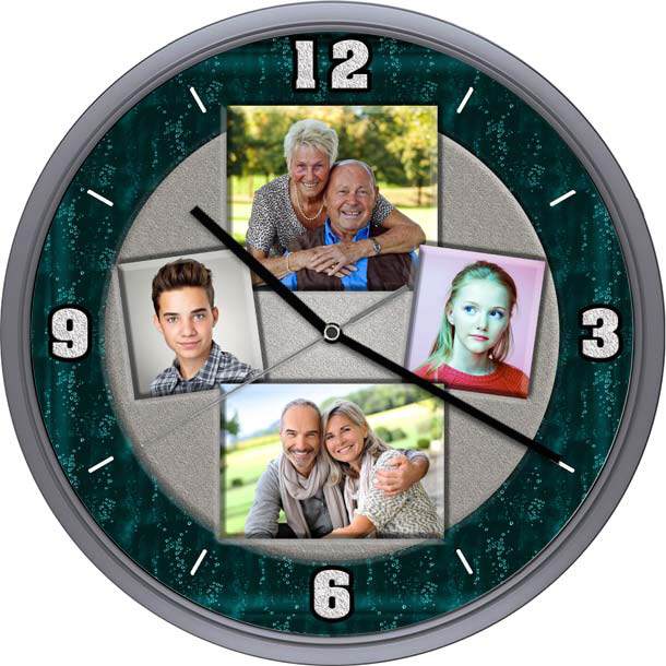 personalisierte Wanduhr Modell 07