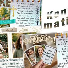 Danksagungskarten zur Konfirmation als nette Geste an deine Gäste
