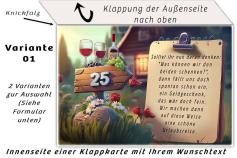 Beispielansicht einer Innenseite bei der Bestellung von Einladungskarten als Klappkarte Variante 01