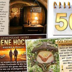 Die originelle Einladung zu Ihrer Goldenen Hochzeit