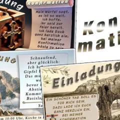 Die originelle Einladung zu deiner Konfirmation