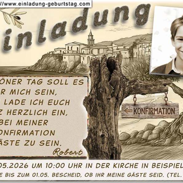 Einladung Konfirmation Foto 07