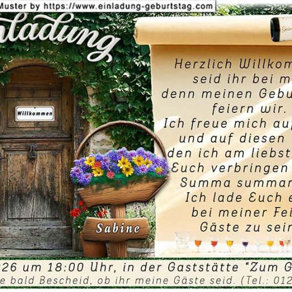 Die originelle Geburtstagseinladung mit Ihrem Alter in einer Sonnenblume