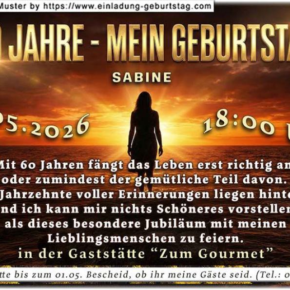 Die originelle Geburtstagseinladung mit dem Verkehrsschild