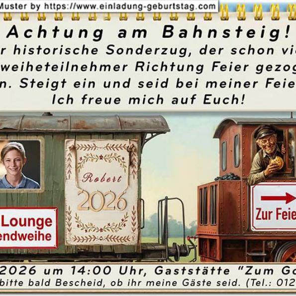 Einladung Jugendweihe Foto 10