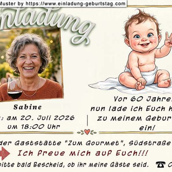 Einladung Geburtstag Foto 13