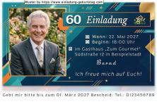 Die Einladung zum Geburtstag mit Ihrem Foto im Großformat, mit einer Kontur versehen.