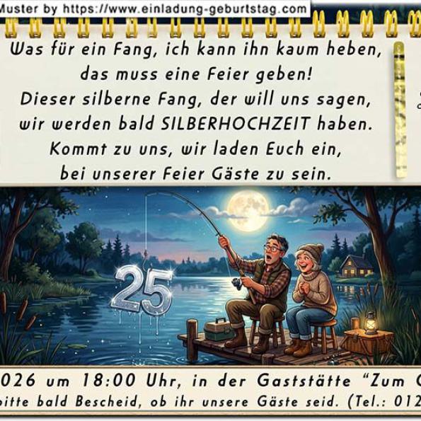 lustige Einladung Silberhochzeit 26