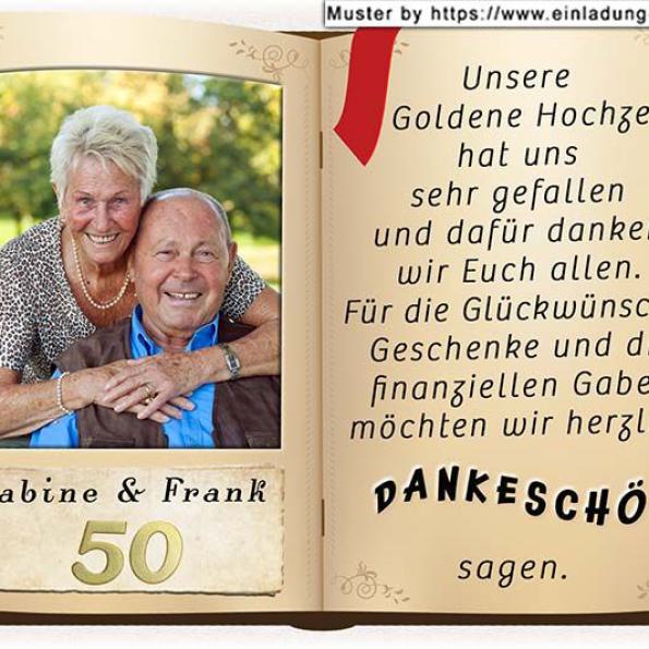 Danksagung Goldene Hochzeit 07