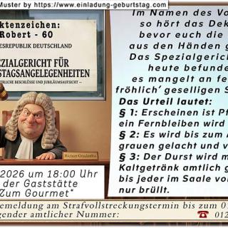 lustige Einladungskarte Geburtstag 13