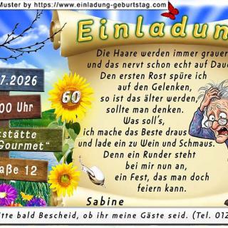 lustige Einladungskarte Geburtstag 18