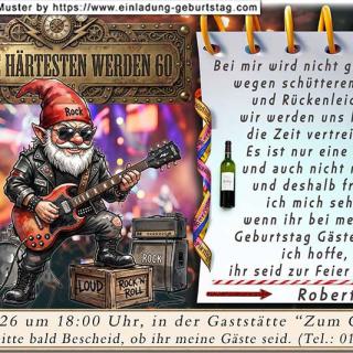 lustige Einladungskarte Geburtstag 22