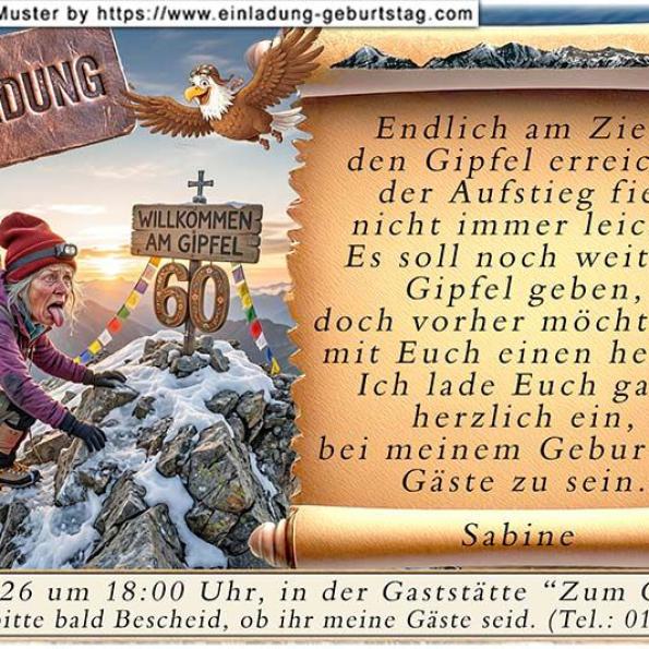 lustige Einladungskarte Geburtstag 28