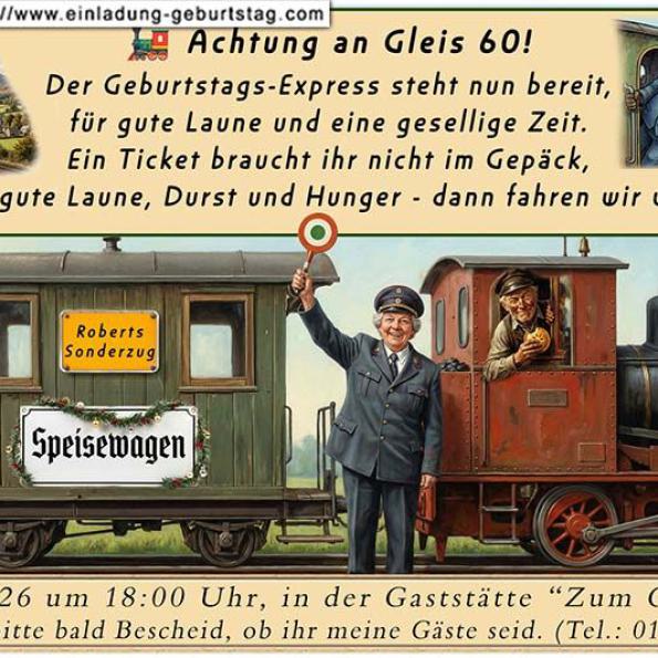 lustige Einladungskarte Geburtstag 32