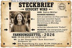 Die lustige Einladungskarte zur Jugendweihe mit dem speziellen Fund