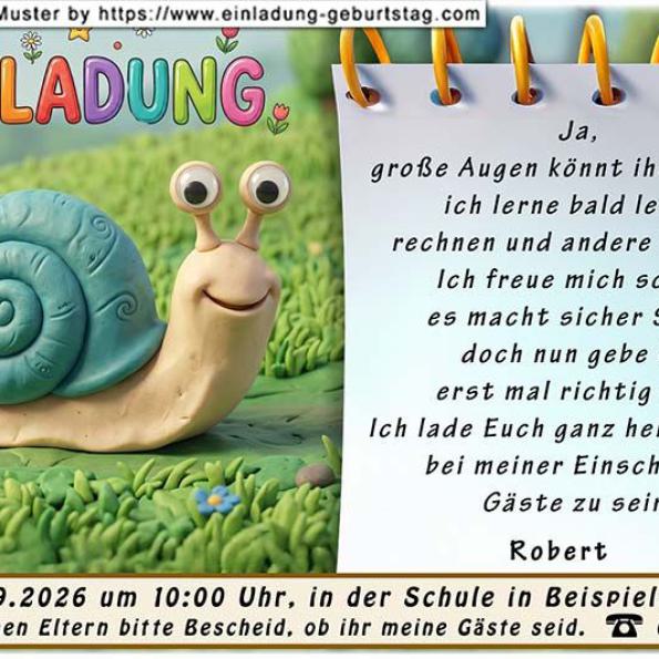 Einladung Einschulung lustig 11