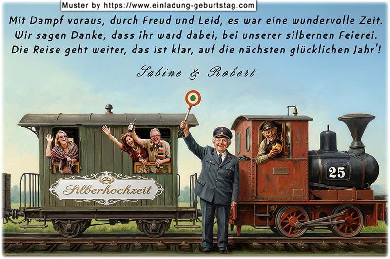 Danksagung Silberhochzeit 21