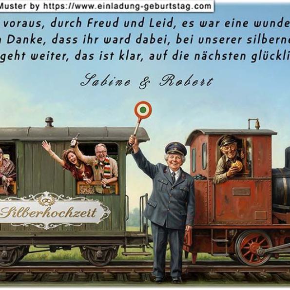 Danksagung Silberhochzeit 21